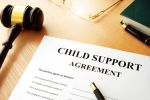 Document with the name child support agreement. oregon child support concept